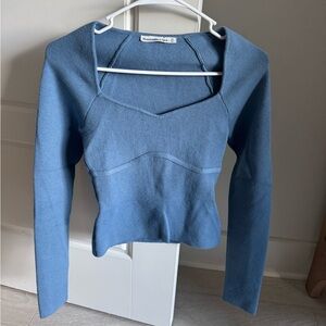 Abercrombie & Fitch Slate Blue Pullover